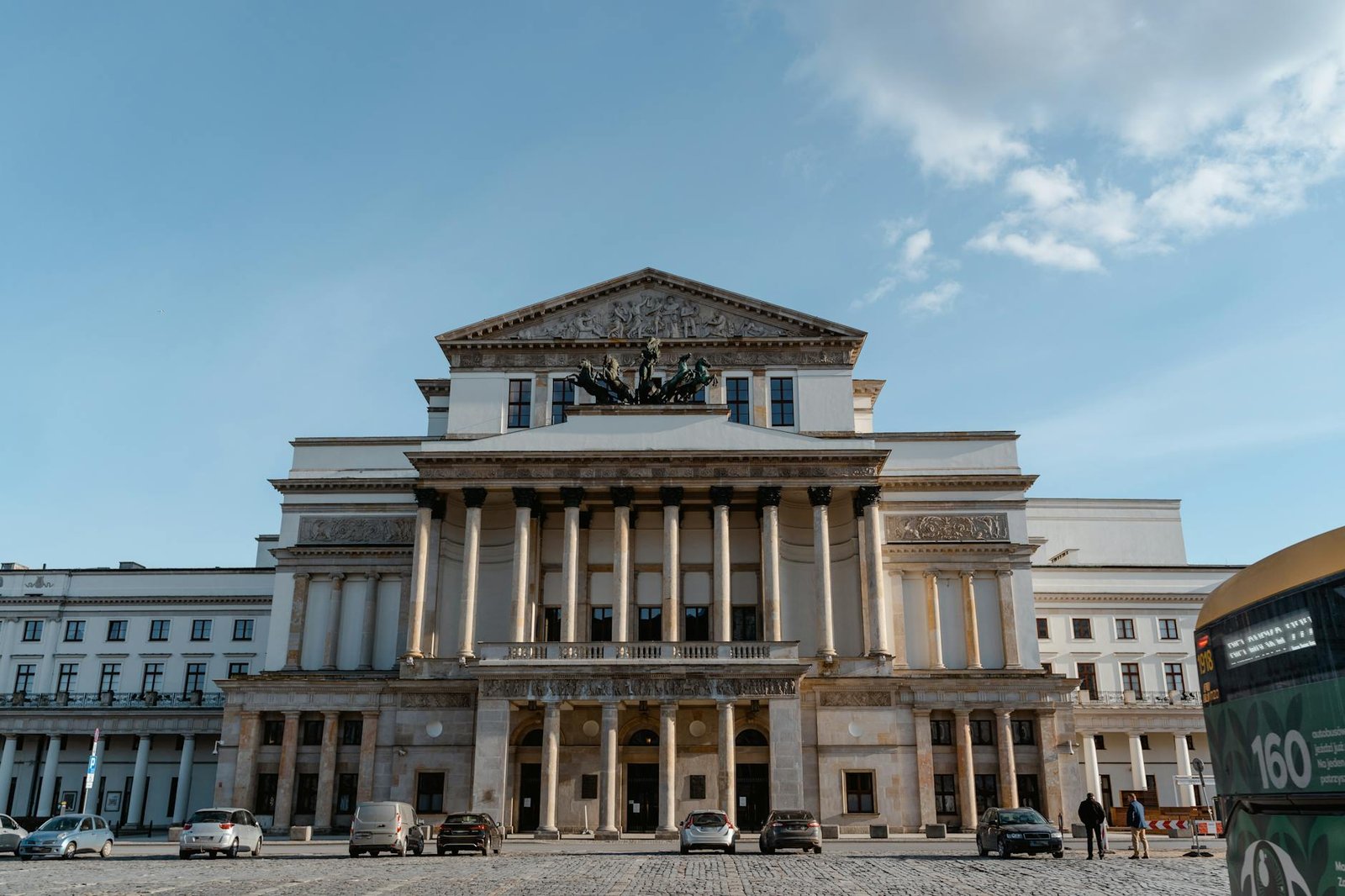 Historic neoclassical building — representing culture and heritage in Warsaw