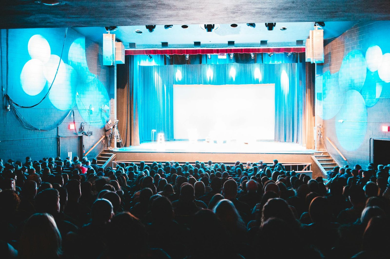 Theater performance with audience — culture and entertainment
